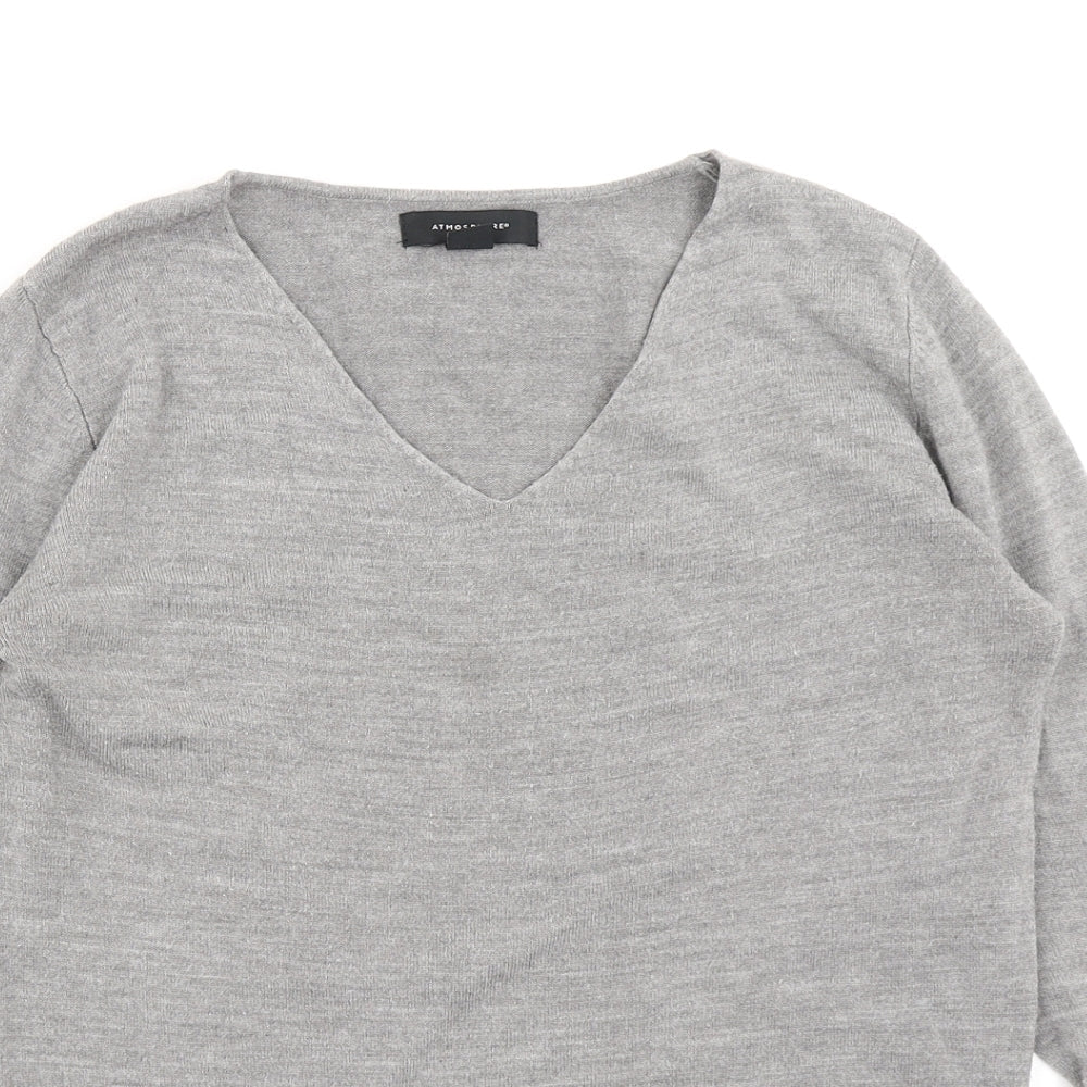 Womens UK Size 10 Atmosphere Grey Pullover Jumper