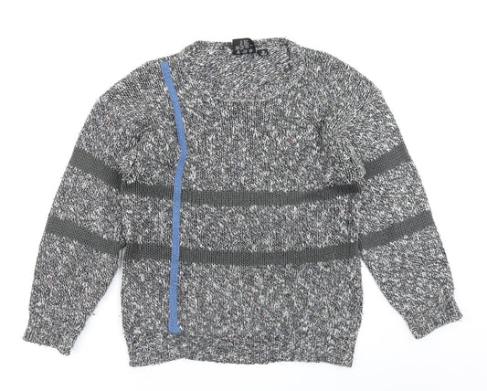 Exposure Womens Grey  Knit Pullover Jumper Size M