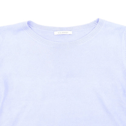 Classic Womens Purple  Knit Pullover Jumper Size 12