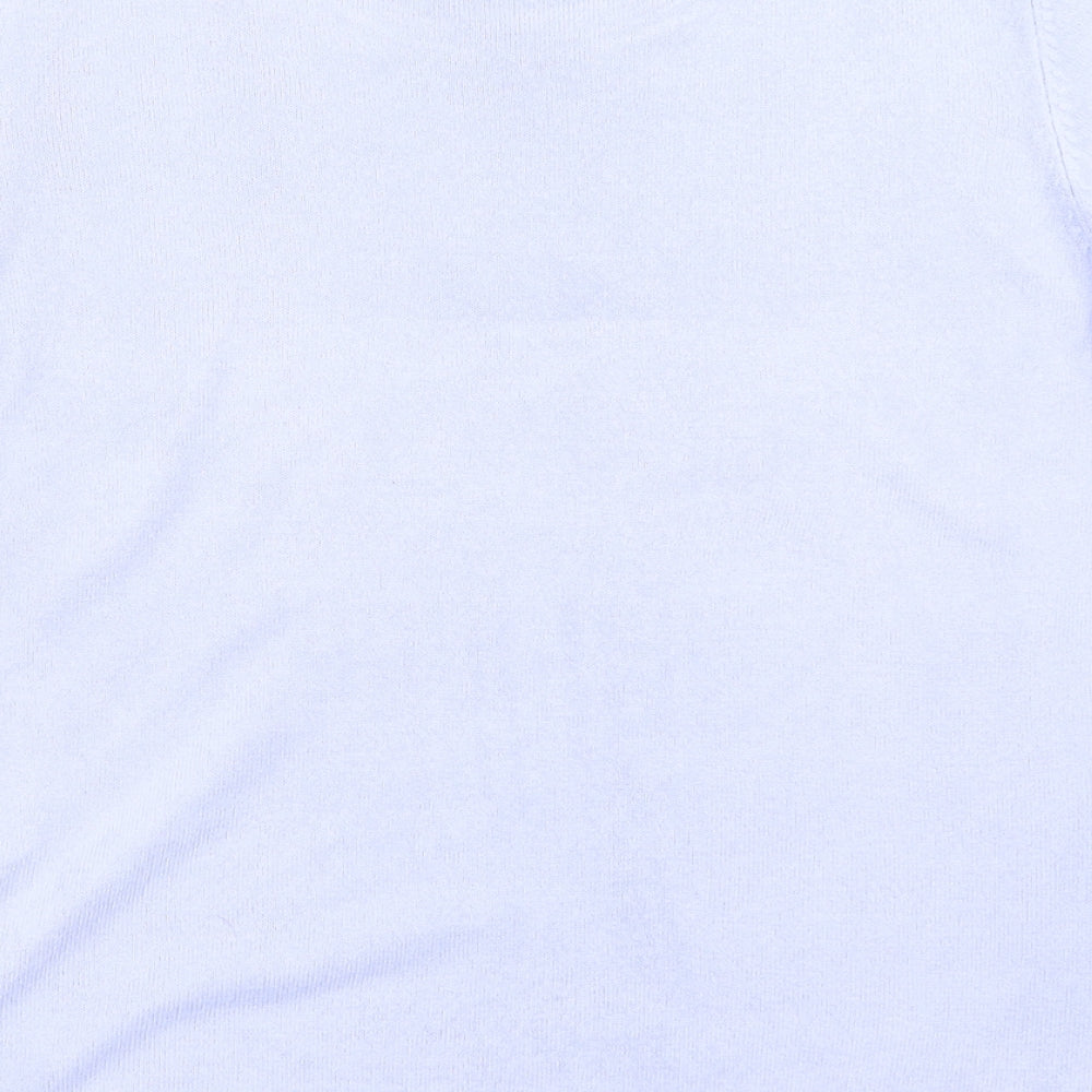 Classic Womens Purple  Knit Pullover Jumper Size 12