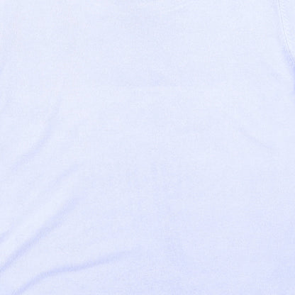 Classic Womens Purple  Knit Pullover Jumper Size 12