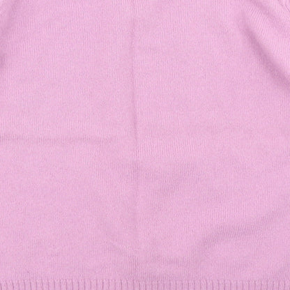 EWM Womens Pink  Knit Pullover Jumper Size L
