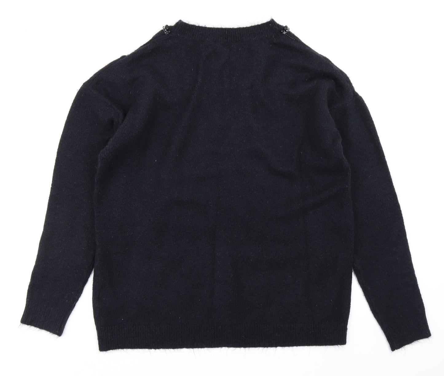 Dorothy Perkins Womens Black  Knit Pullover Jumper Size 18
