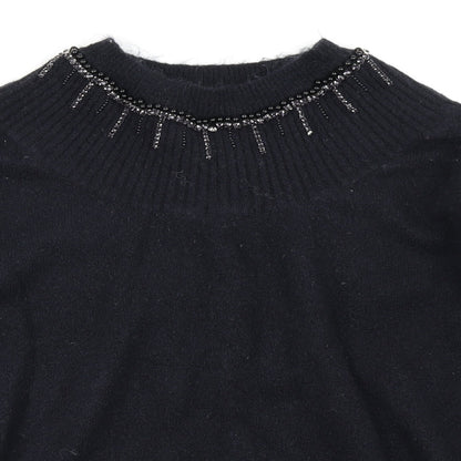 Dorothy Perkins Womens Black  Knit Pullover Jumper Size 18