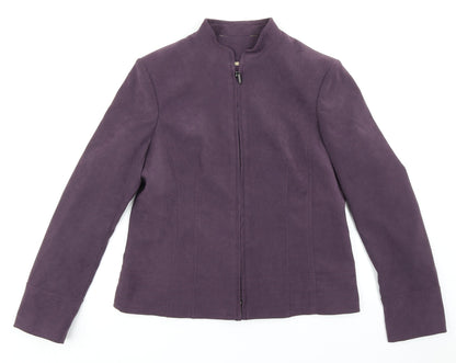 Womens UK Size 14 Bonmarché Purple Jacket
