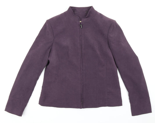 Womens UK Size 14 Bonmarché Purple Jacket