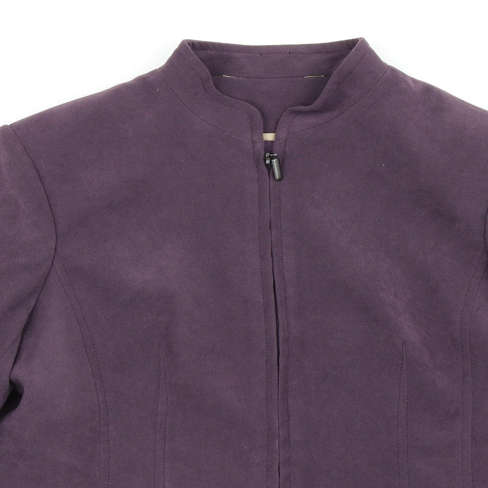 Womens UK Size 14 Bonmarché Purple Jacket