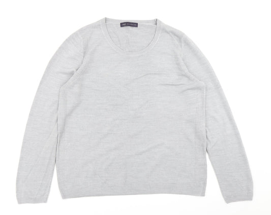 Womens UK Size 18 M&S Collection Grey Pullover Jumper