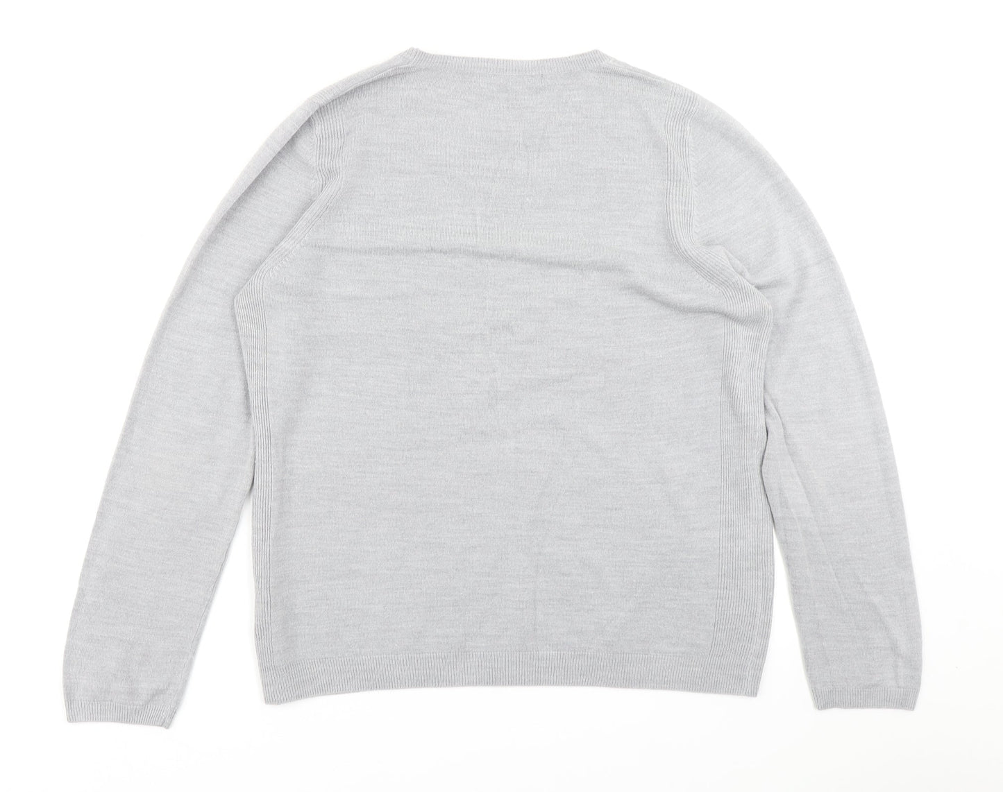 Womens UK Size 18 M&S Collection Grey Pullover Jumper