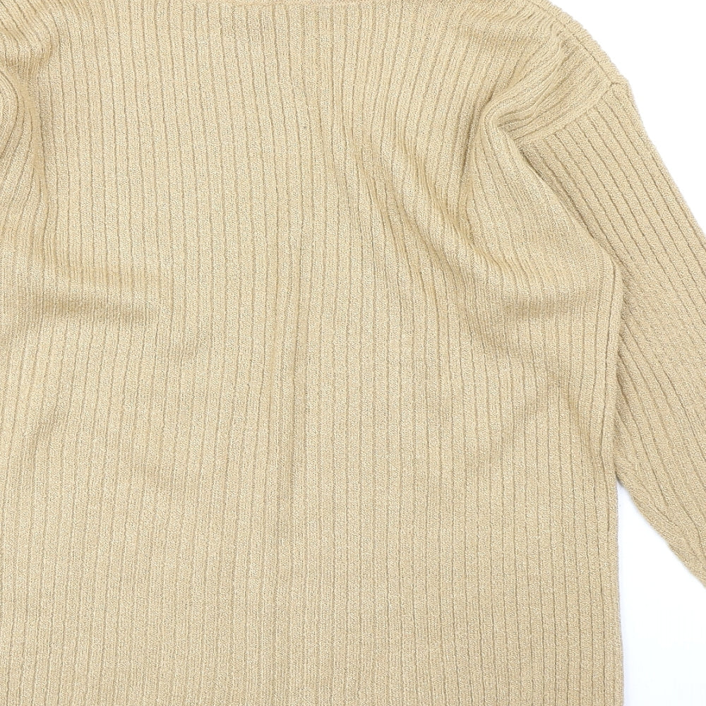Womens UK Size 14 LC Yellow Pullover Jumper