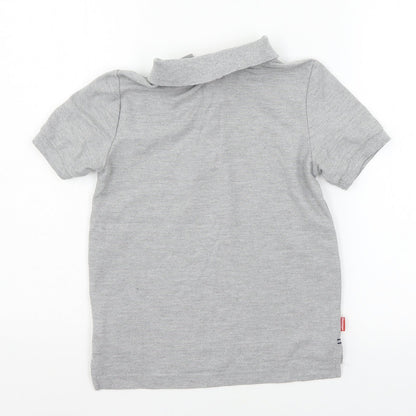 Slazenger Boys Grey  Jersey Basic Polo Size 7-8 Years