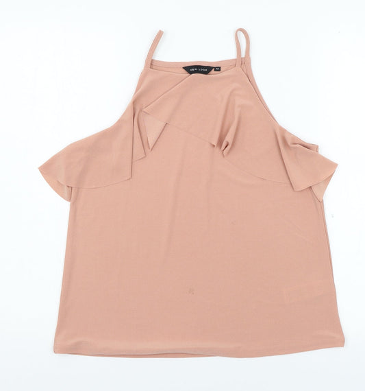 Womens UK Size 12 New Look Pink Camisole Tank