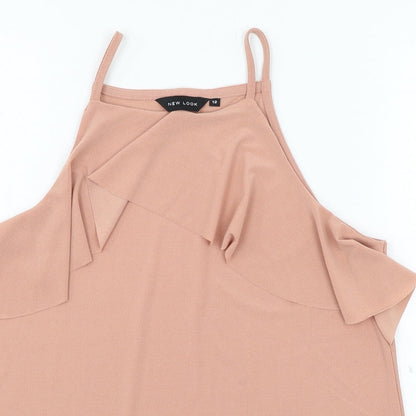 Womens UK Size 12 New Look Pink Camisole Tank