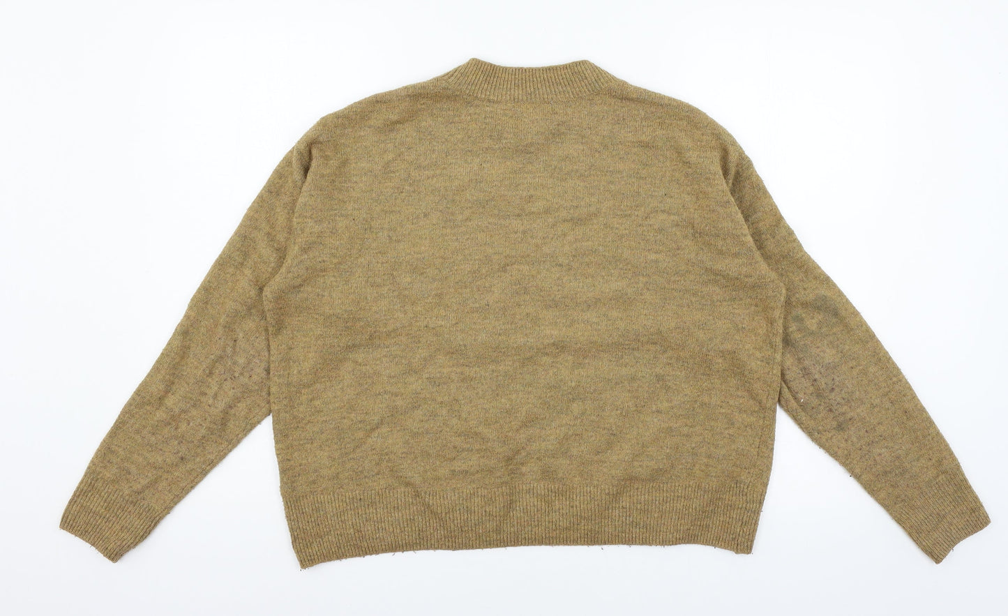 Womens UK Size S H&M Brown Pullover Jumper