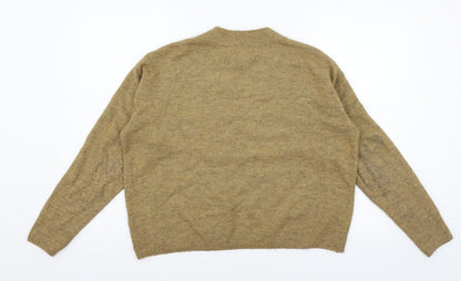 Womens UK Size S H&M Brown Pullover Jumper