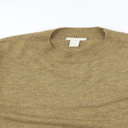 Womens UK Size S H&M Brown Pullover Jumper