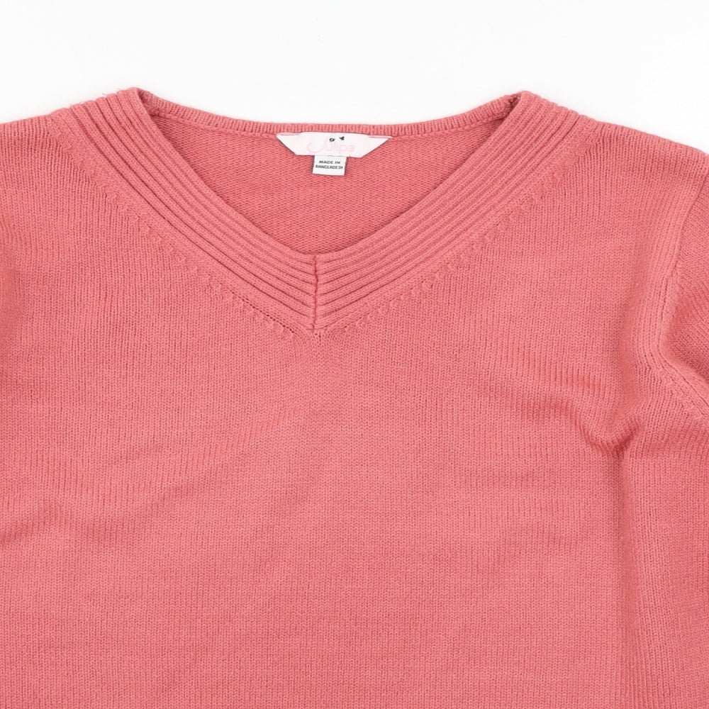 Womens UK Size 10 Julipa Pink Pullover Jumper
