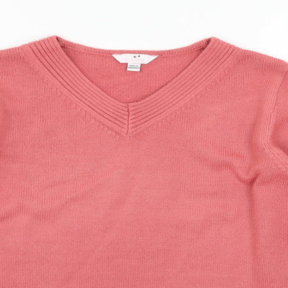 Womens UK Size 10 Julipa Pink Pullover Jumper