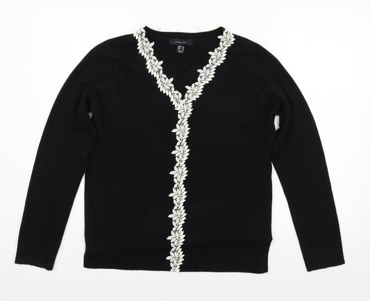 Womens UK Size 10 Atmosphere Black Pullover Jumper