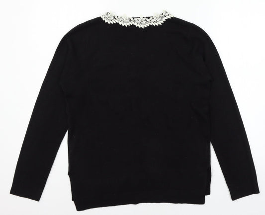 Womens UK Size 10 Atmosphere Black Pullover Jumper