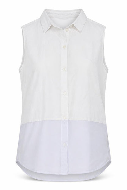 Womens UK Size 8 ASOS White Basic Button-Up
