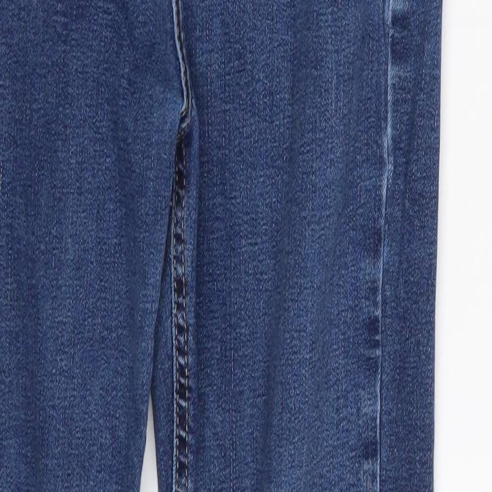 Topshop Womens Blue  Denim Skinny Jeans Size 28 in L32 in