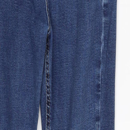 Topshop Womens Blue  Denim Skinny Jeans Size 28 in L32 in