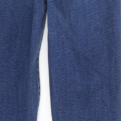 Topshop Womens Blue  Denim Skinny Jeans Size 28 in L32 in