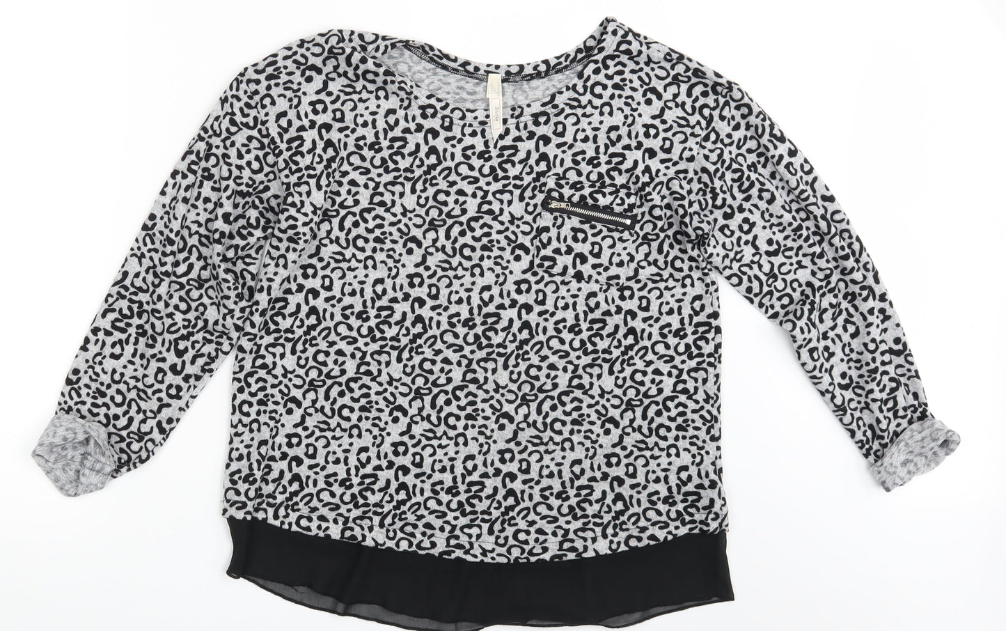 Womens UK Size 10 Stella Grey Pullover Jumper