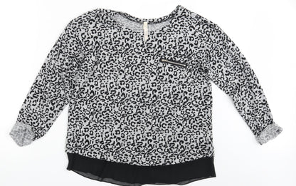 Womens UK Size 10 Stella Grey Pullover Jumper