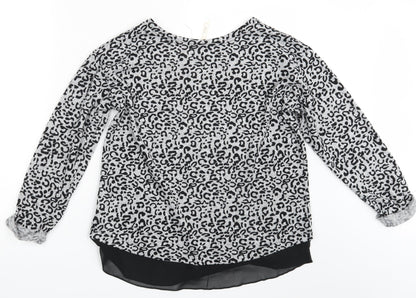 Womens UK Size 10 Stella Grey Pullover Jumper