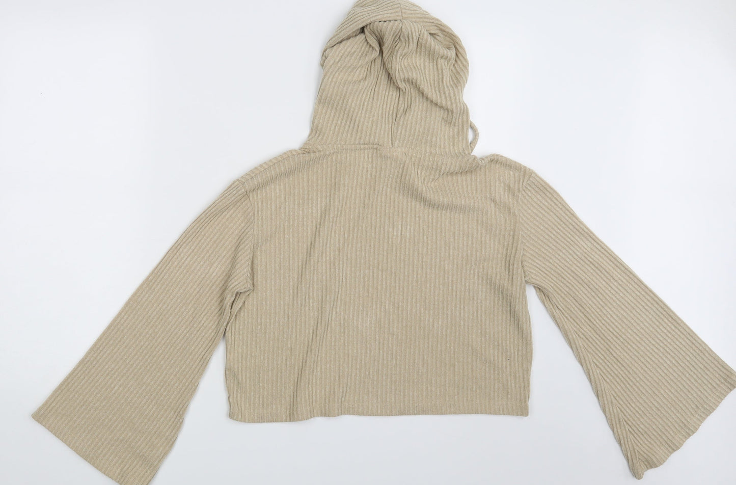 Chelsea Peers Womens Beige   Pullover Hoodie Size M