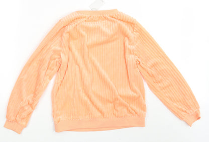 Collective Womens Orange   Pullover Jumper Size 8