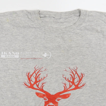 Preworn Mens Grey    T-Shirt One Size  - 2017 Finisher