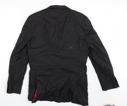 Mens UK Size 40 Mark Stephen Marengo Black Jacket