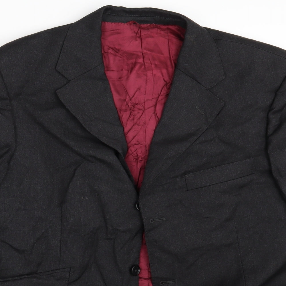 Mens UK Size 40 Mark Stephen Marengo Black Jacket