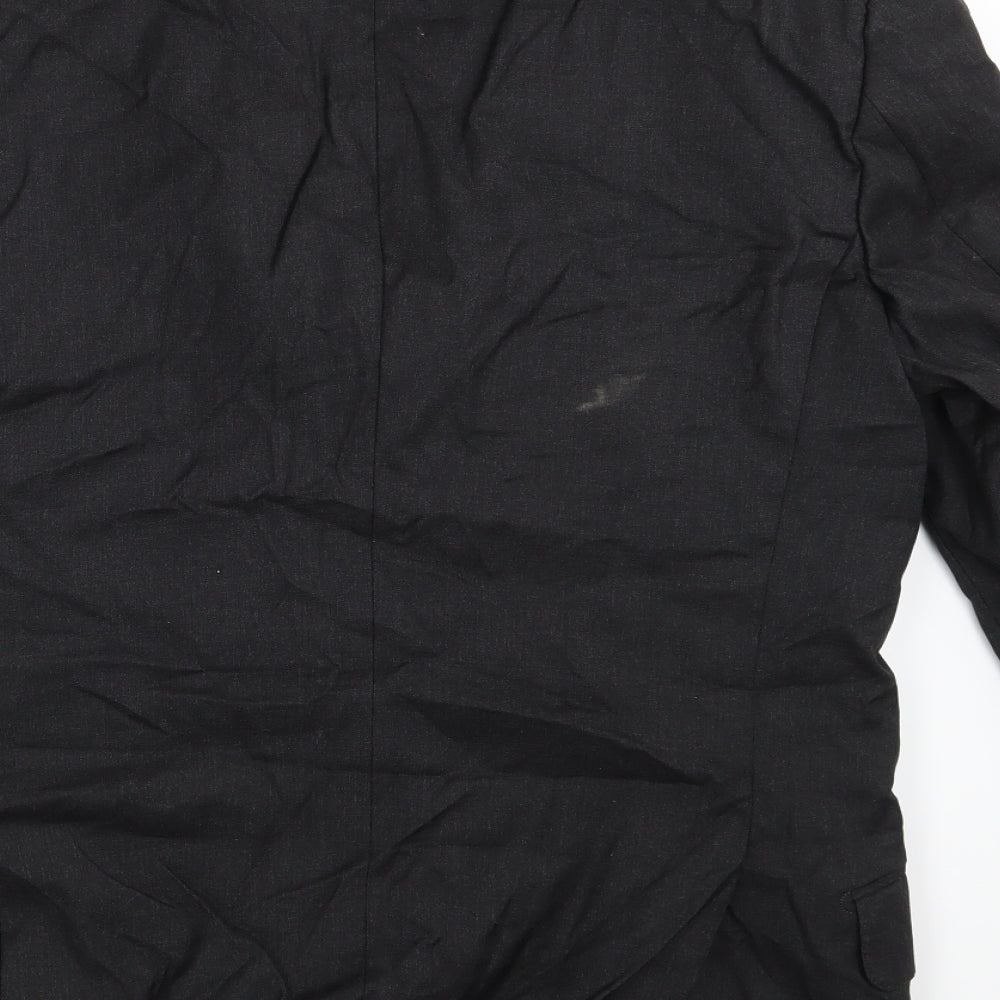 Mens UK Size 40 Mark Stephen Marengo Black Jacket