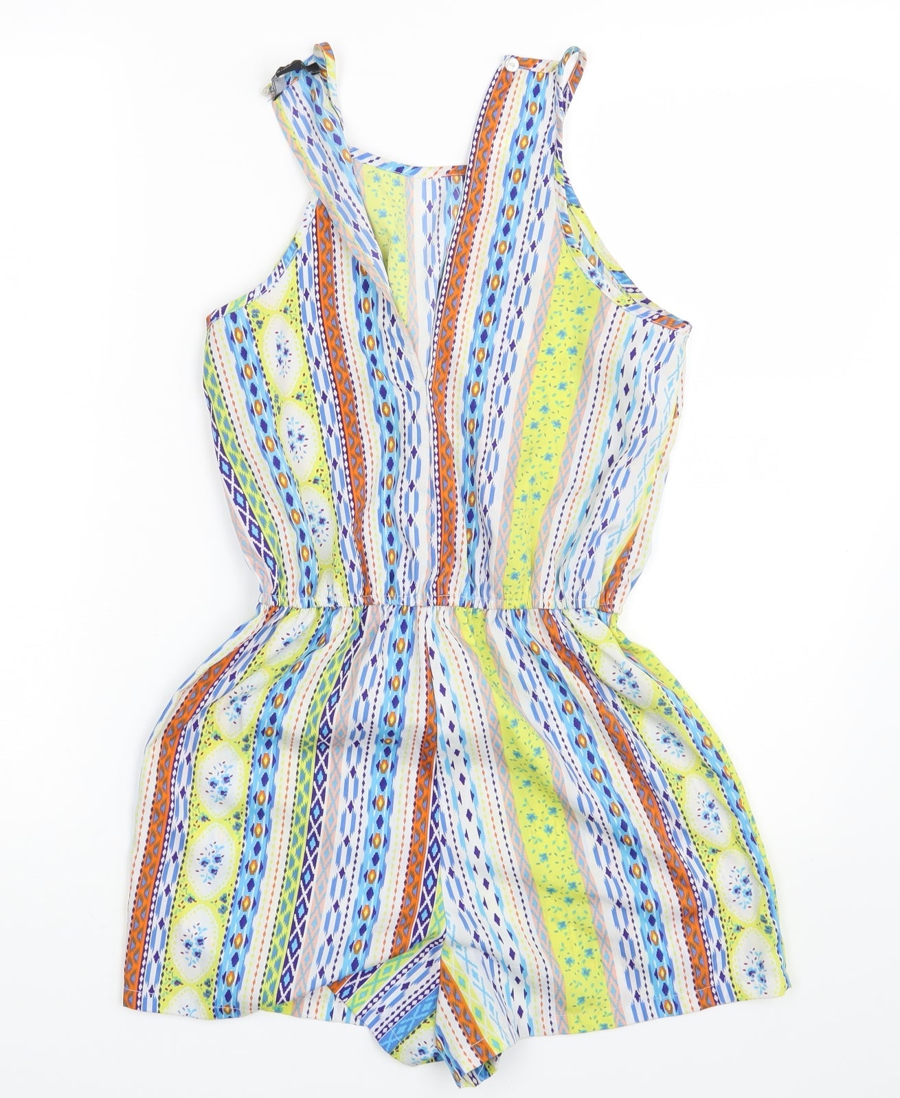 Atmosphere Womens Multicoloured Fair Isle  Bodysuit One-Piece Size 8 L3 in