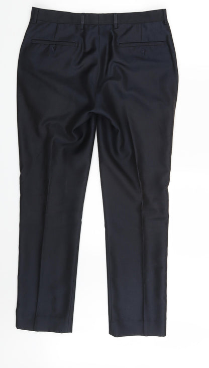 Mens UK Size 32 in Ventuno 21 Regular Fit  Blue Trousers