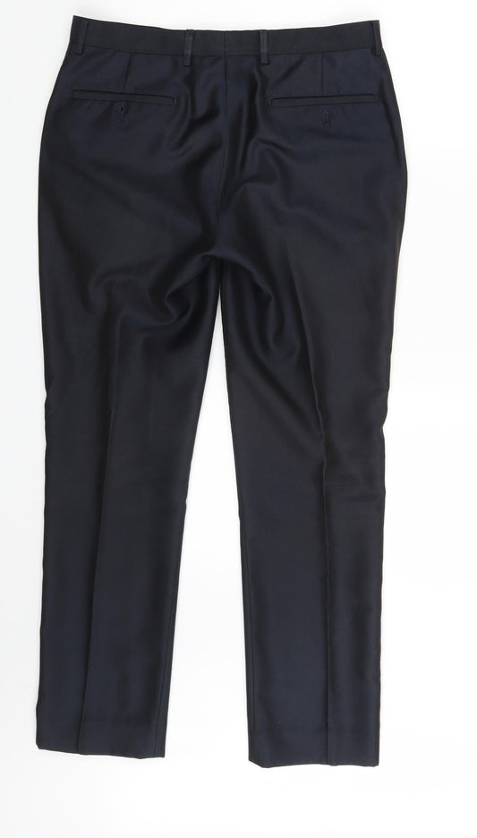 Mens UK Size 32 in Ventuno 21 Regular Fit  Blue Trousers