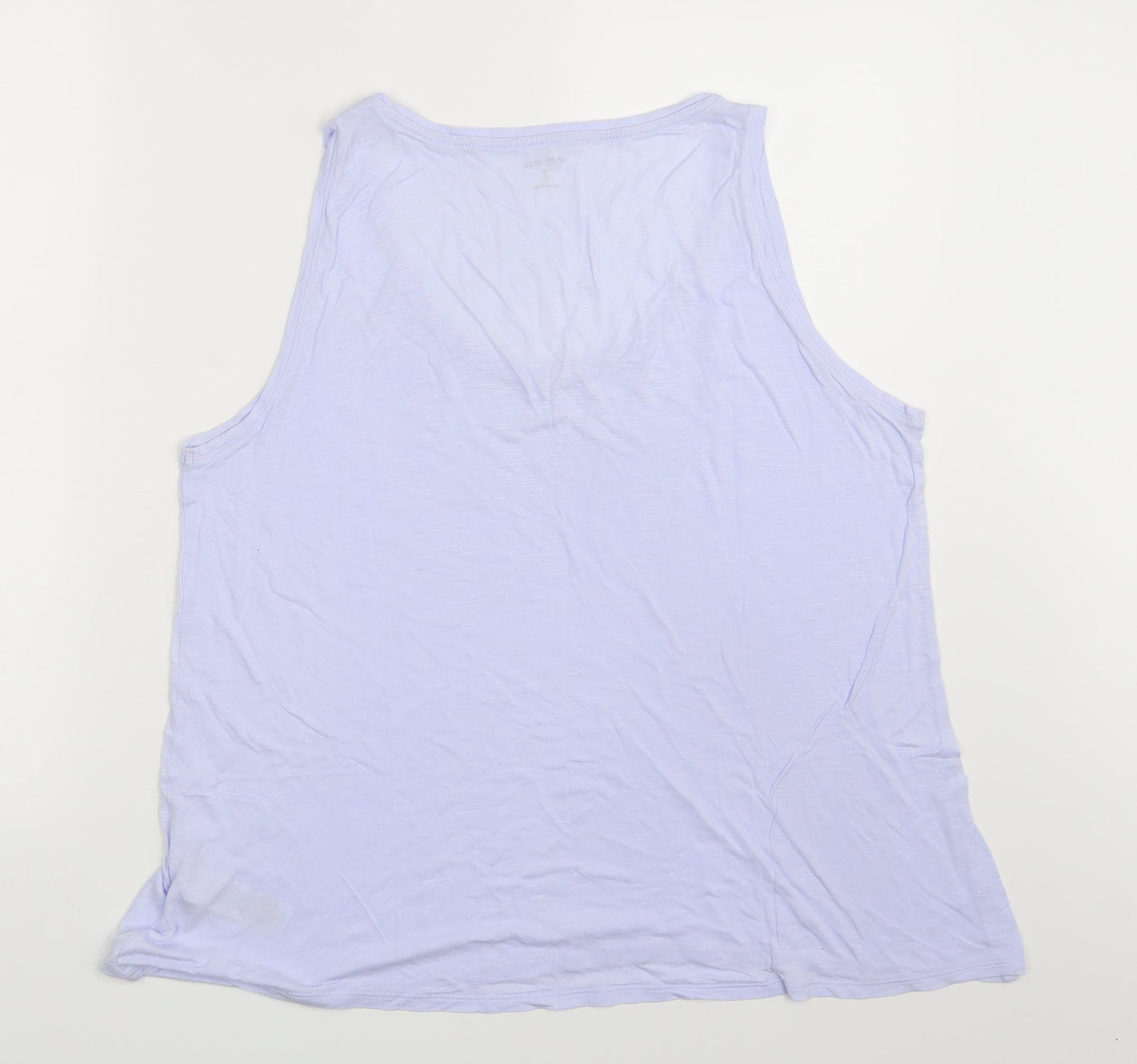 Womens UK Size 16 M&S Blue Basic Tank