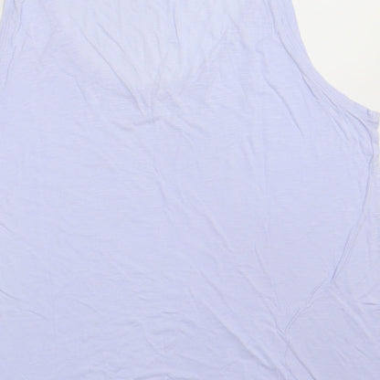 Womens UK Size 16 M&S Blue Basic Tank
