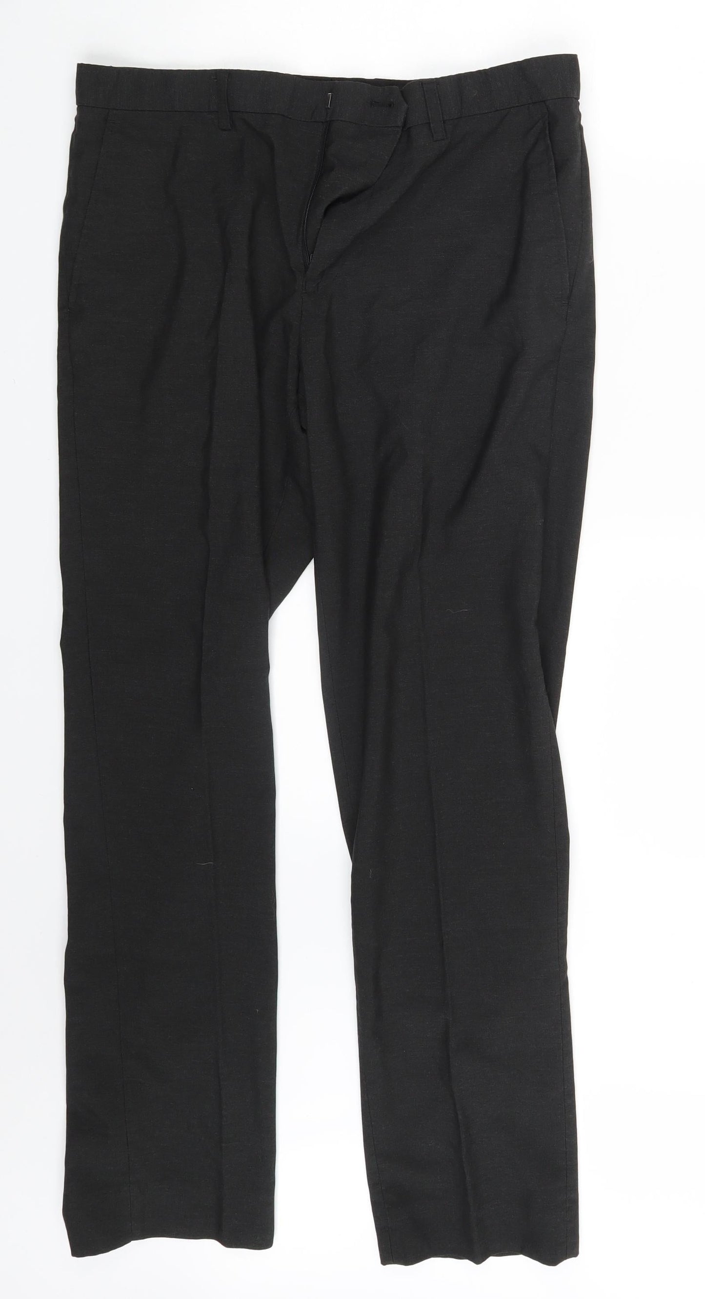 Find Mens Black   Trousers  Size 34 in L31 in