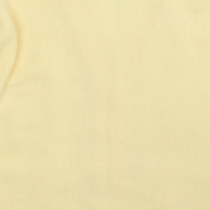 Womens UK Size One Size Preworn Yellow Cape Jumper