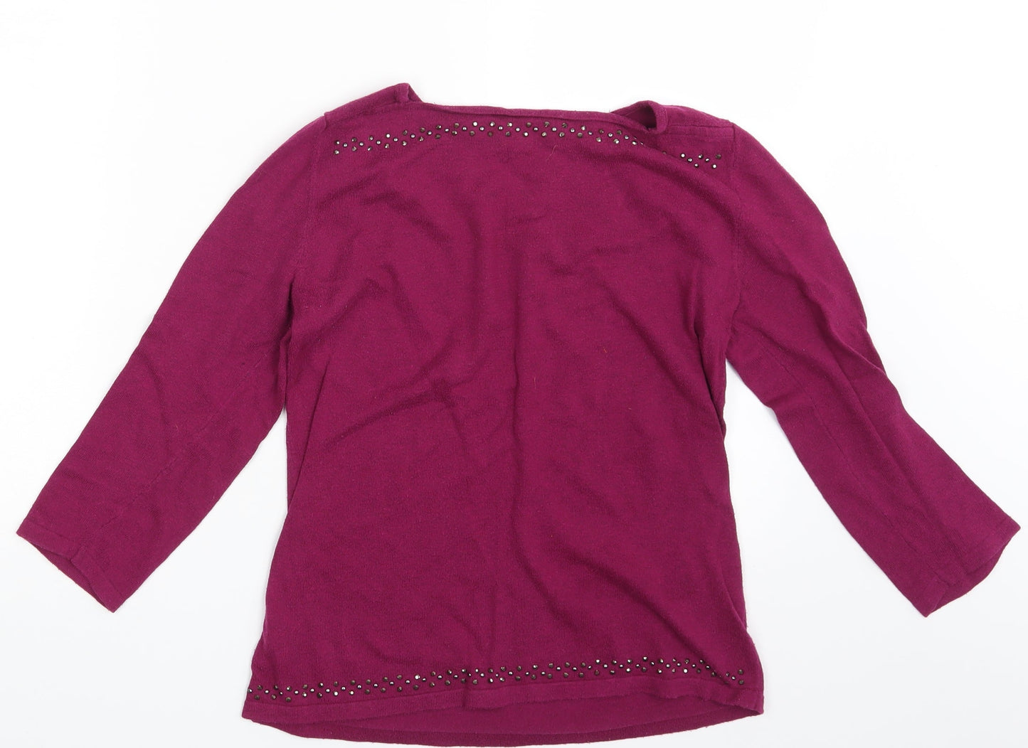 Womens UK Size 10 NEXT Purple Pullover Jumper