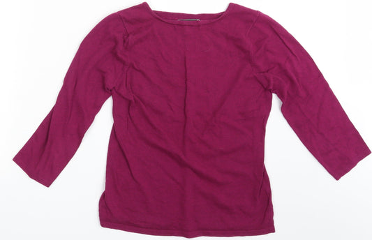 Womens UK Size 10 NEXT Purple Pullover Jumper