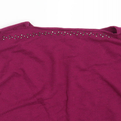 Womens UK Size 10 NEXT Purple Pullover Jumper
