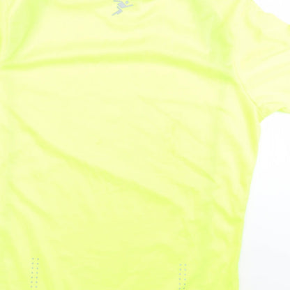 Precision Training Mens Yellow   Basic T-Shirt Size S