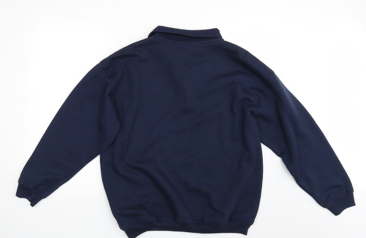 Modern Basics Mens Blue   Pullover Jumper Size L