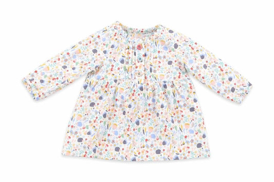 Marks and Spencer Girls White Floral  A-Line  Size 3-6 Months